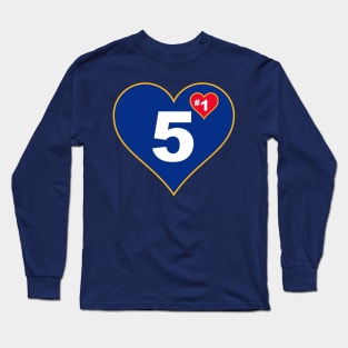 #1 in your heart Long Sleeve T-Shirt